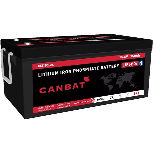 CANBAT - 24V 150Ah Lithium Battery (LiFePO4) – Off The Grid Energy Solutions